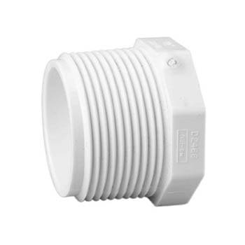 Threaded PVC Plug 3/4