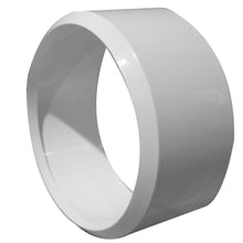 PVC sewer fitting 4 DWV-SEW adapter sleeve, used in plumbing for connecting sewer pipes and fittings.
