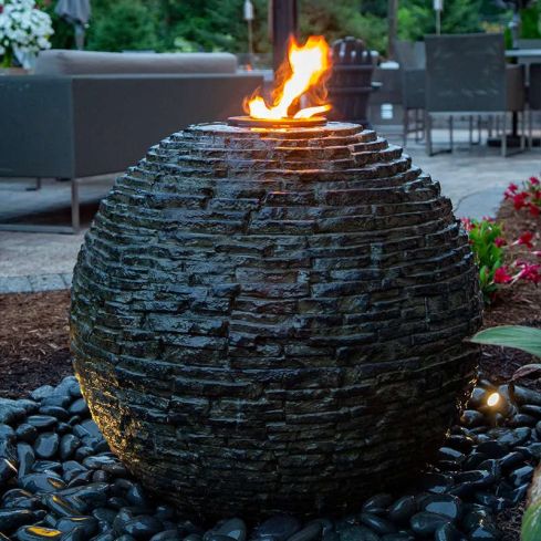 Aquascape Fire Fountain Add-On Kit For Stacked Slate Fountains