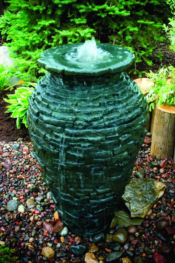 Aquascape Small Stacked Slate Urn Fountain