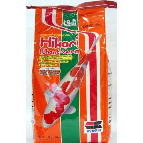Hikari Wheat Germ Koi & Fish Food Diet - Large Pellets - 11 lbs.