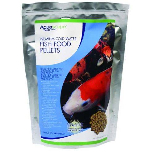 Aquascape Premium Cold Water Fish Food Pellets - Large Pellets - (1) 10 kg Bag
