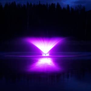 ProEco Floating Fountain FF-8000 with RGB Light Kit